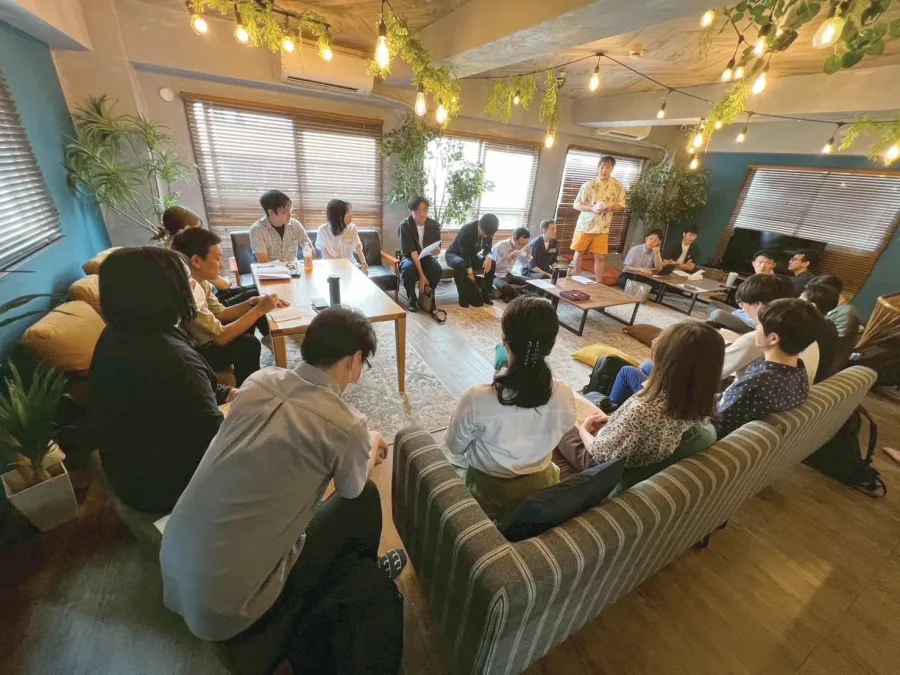 市民と対話：「対話のじかん」の様子