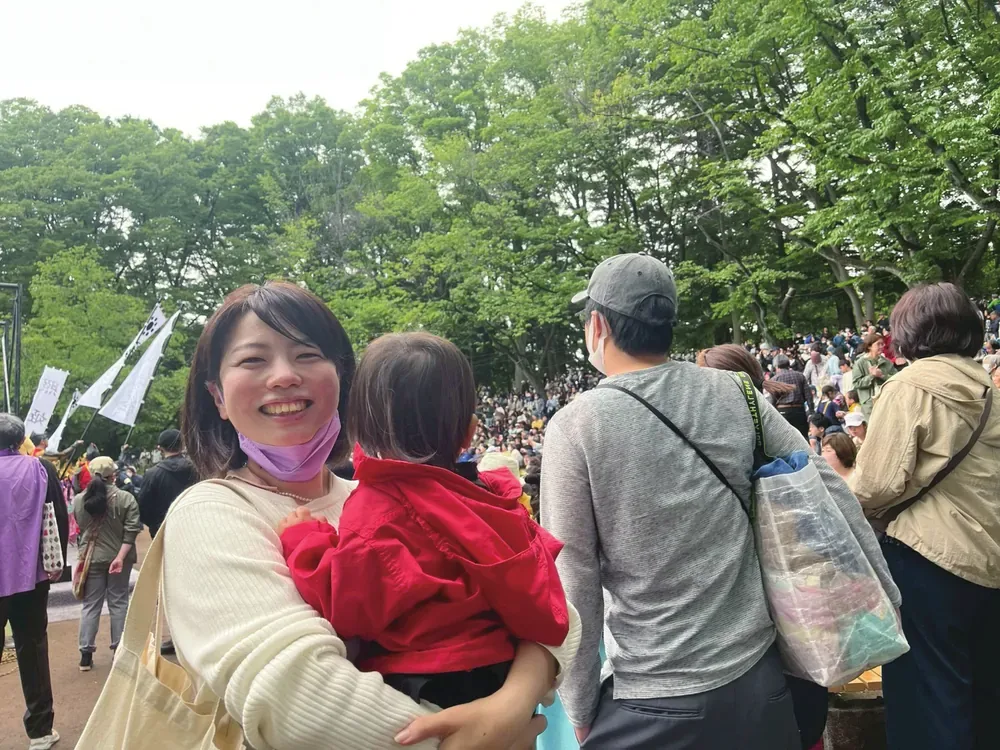 子どもたちと